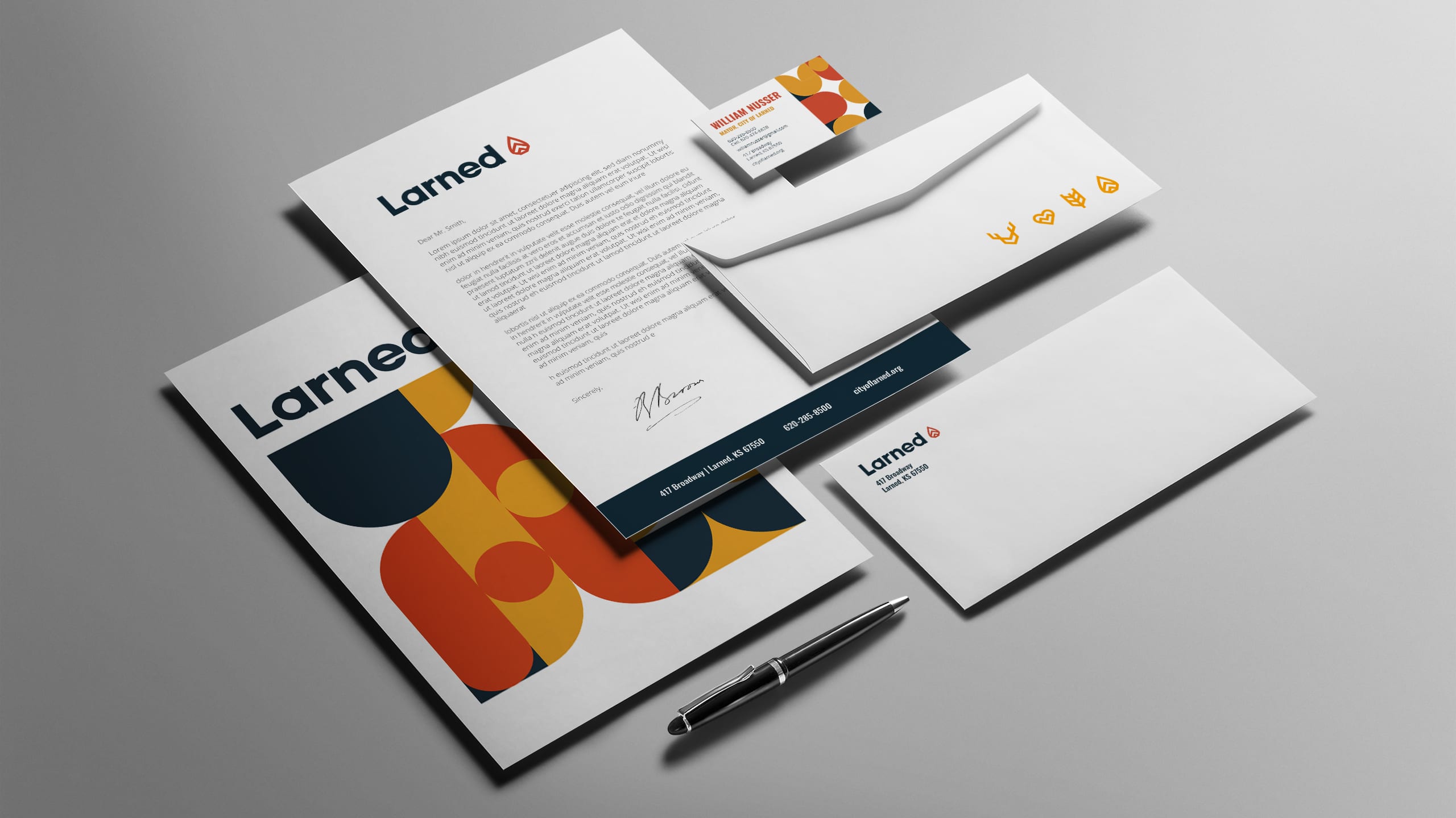 Larned Kansas Stationery