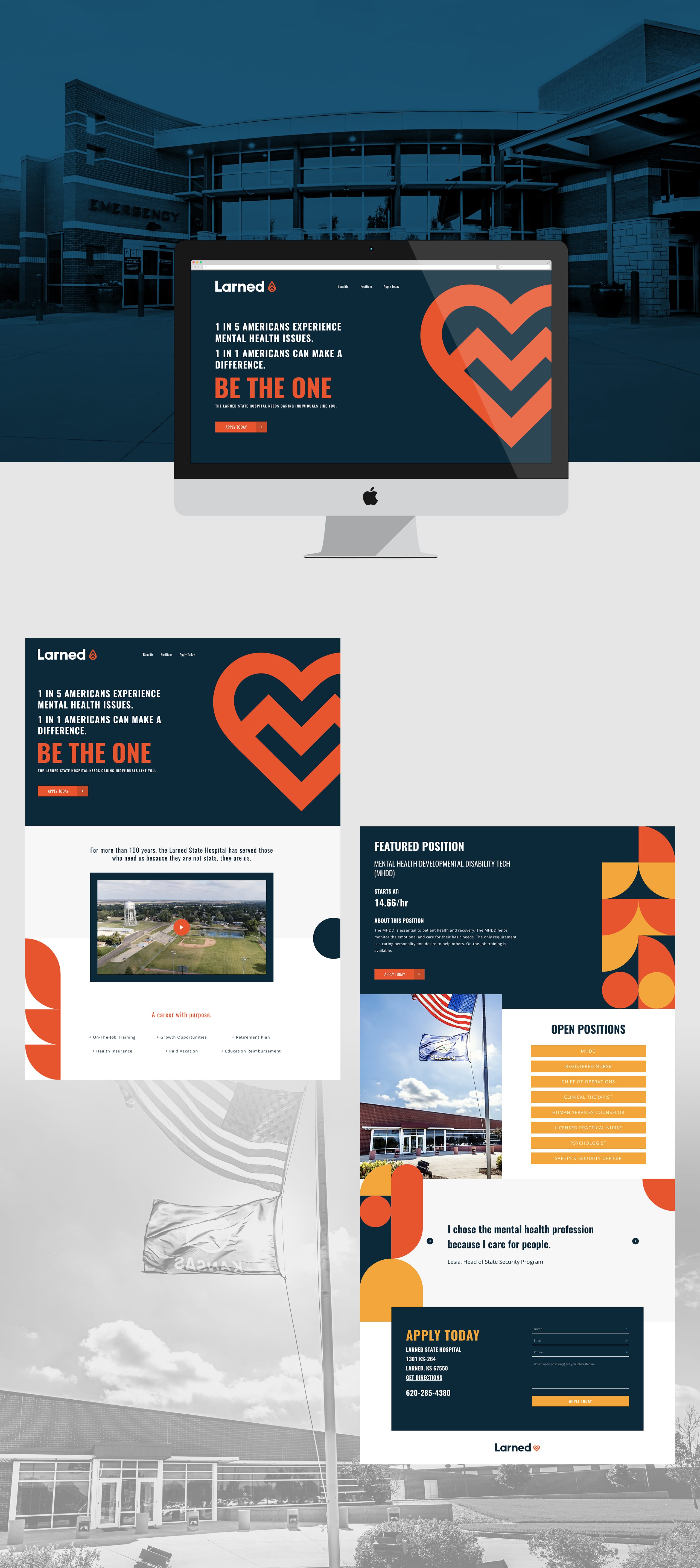 Larned State Hospital Website Case Study